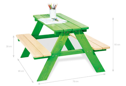 Gyermek piknikpad 'nicki for 4', zöld