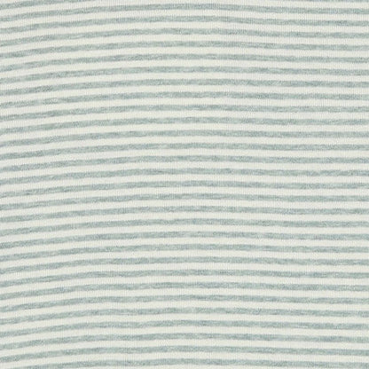 OrganicEra Organic Baby S/S kimonó Bodysuit, Aqua Striped